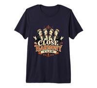 Close Harmony Club A Capella Barbershop Quartett Voice Coro Camiseta Premium