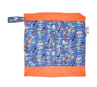 Close Pop-In - Bolsa húmeda impermeable para pañales de tela, lavable, reutilizable, cambio de pañales, 37 cm x 32,5 cm, capacidad para alrededor de 5 pañales, impreso Twilight Garden