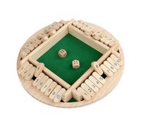 Close the Box - Bandeja educativa de madera | De 2 a 4 jugadores para casa, clase, pub, fiestas, camping, playa, veladas familiares, reuniones sociales, cumpleaños