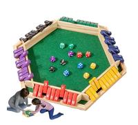 Close The Box Game - Educational Close The Box Game | Shut The Box Game | 6 Players Wood Shut The Box Game | Classic Tabletop Version Games, Double Shutter, Table Math Game, 10 números para mujeres