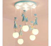 Close to Ceiling Lights Cartoon Ceiling Light Dreamlike Hanging Lamp - LED 's Room Chandelier Compatible with Boys Girls Bedroom Living Room Balcony,Pendant Ceiling Light