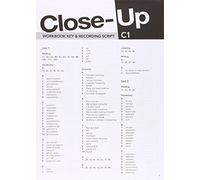 Close-Up C1: Workbook Answer Key