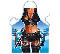 Close Up Delantal de Cocina Sexy Police Girl