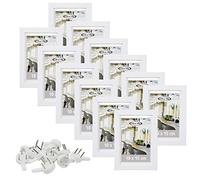 Close Up Juego de marcos de fotos (12 unidades, 10 x 15 cm), color blanco