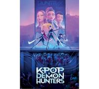 Close Up K-POP DEMON Hunters (KEY ART) MAXI POSTER 91,5 cm x 61 cm Maxi Poster - Póster sin marco de K-Pop Wall Art para el hogar, dormitorio o estudio