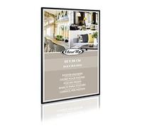 Close Up - Marco para póster (68 x 98 cm, con lámina de PVC), Color Negro