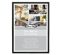Close Up Marco para pósteres, 70 x 100 cm, decoración de madera, color negro