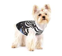 Close up of Ship Control Panel - Camiseta de alta calidad para perro, ropa suave 100% algodón para perros, perfecta para perros pequeños a medianos, camisas elegantes y cómodas para perros, talla S