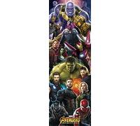Close Up Póster de Puerta Marvel Avengers Infinity War - Héroes (53cm x 158cm)