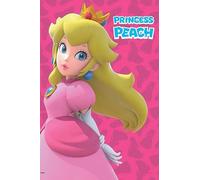 Close Up Póster de Super Mario | Princess Peach | Decoración de pared para sala de juegos | Tamaño XL | 61 x 91,5 cm