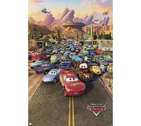 Close Up Póster Disney Cars - Caracteres (61cm x 91,5cm) + 1 Póster con Motivo de Paraiso Playero