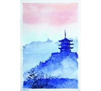 Close Up Póster Japan - Temple, Forest and Dawn (61cm x 91,5cm) + 1 Póster con Motivo de Paraiso Playero