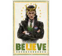 Close Up Póster Marvel TV Series Loki - Believe [Tom Hiddleston] (61cm x 91,5cm)