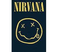 Close Up Póster Nirvana - Smiley (61cm x 91,5cm) + 2 Marcos Transparentes con suspención