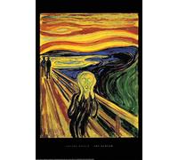 Close Up Póster Pintura de Edvard Munch - The Scream El Grito (61cm x 91,5cm)