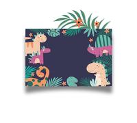 Close Up Protector de escritorio con diseño infantil, para niños, niñas, niños, resistente al agua y lavable, perfecto para la escolarización, 60 x 40 cm, protector de escritorio sin BPA (dinosaurios)