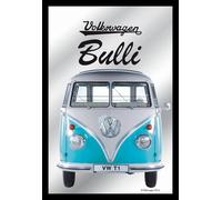 Close Up v829145 Espejo Bulli VW Licencia Espejo de Pared, Negro