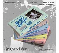 CLOSE YOUR EYES - Snowy Summer (ID Card Ver. POCAALBUM) [2nd Mini Album] - Seo Kyoungbae Ver.