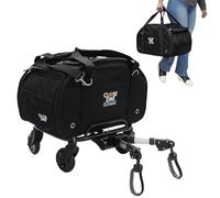 CLOSE2ME PetRider Basic - Bolsa de Transporte para Mascotas con Remolque para Cochecito y Funda para la Lluvia