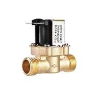 Closed Brass Electric Solenoid G1/2'' DC12v DC24v AC220v Water Air Inlet Flow Switch For Solar Water Heater Valve(24V)