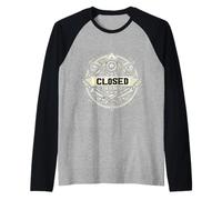 Closed For Repairs Coche de Garaje mecánico |- Camiseta Manga Raglan