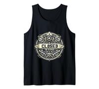 Closed For Repairs Coche de Garaje mecánico |- Camiseta sin Mangas