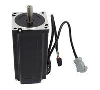 Closed-Loop - Motor paso a paso (12 Nm, 1 eje, ángulo de paso de 1,8°, controlador con ventilador y funciones de protección, acero al silicio de cobre, para fresadora CNC, grabadora y carpintería
