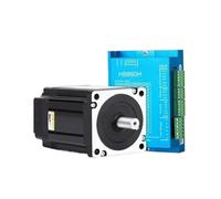 Closed Loop Stepper Motor Driver Kit 2PH 4.5/8.5/12Nm 6A Nema34 86mm Motor 400W Power Supply with Encoder Easy Step Servo Kit(5 Axis Motor Kit,12Nm)
