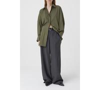 Closed Open Back Blouse Shirt Industrial Green Talla: XXS | Camisas Outlet | Mujer | Verde