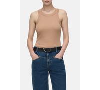 Closed Racer Tank Top T-shirts Biscotti Brown Talla: S | Camisetas de Tirantes Outlet | Mujer | Marrón