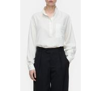 Closed Stand Up Collar Shirts & Blouses Ivory Talla: XL | Camisas Outlet | Mujer | Blanco