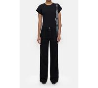 Closed Turn Up T-shirt Black Talla: S | Pantalones Outlet | Mujer | Negro