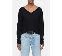 Closed V Neck Boxy Knits Black Talla: XS | Sudaderas con Capucha Outlet | Mujer | Negro