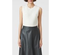 Closed Vest Crew Neck Knits Ivory Talla: XXS | Chalecos Outlet | Mujer | Blanco