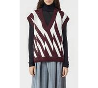 Closed Women V Neck Vest Knits Dark Raisin Talla: XS | Jerséis de Punto Outlet | Mujer