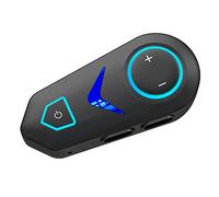 Closer Z19 Auricular Bluetooth BT5.3 Motocicleta Auriculares InaláMbricos para Llamadas 1100Mah Auricular para Ciclismo Al Aire Libre con MicróFono con Cable-A