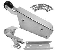 Closes de puerta hidráulica Puerta automática de acero inoxidable de acero inoxidable más cerca con 10 pcs tornillos hexadecimales congelador eficiente de servicio pesado Closeror de congelador |.Ínt