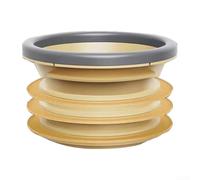 Closestool - Brida de salida de suelo para inodoro de anillo diseñada para retención de sellado de tubería de drenaje con el tiempo (tercer piso)