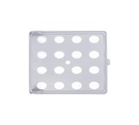 Closet Divider, Stackable Shirt Tray, Clothes Organizer Board, Tidy Wardrobe Solution, Folding System for Shelves, Drawer Management Gear, Apartment Essentials for Sweaters Pants White 10-Pack