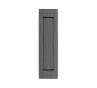 Closet Door Handle - Flush Wardrobe Pull, Brushed Metal Drawer Finger Grip