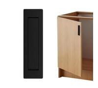 Closet Door Handle - Recessed Cabinet Grip Wardrobe, Stainless Flush Pull