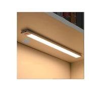 Closet Light with Motion Sensor, 30CM LED Kitchen Under Cabinet Lights, Wireless USB Rechargeable LED Strip Light for Stairs, Wardrobe, Wardrobe, Bedr