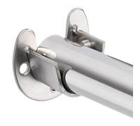 Closet Rod Bracket - 32g, 34g, 41g, 47g, 48g Heavy Duty Flange Rod Holder | Closets Shelf & Rods Brackets Sturdy Closet Rods End Support For Curtains Rodes Closets Hallway