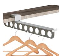Closet Rod Slide Rails - HIPS 38x4x8cm | Extendable Pull-Out Wardrobe Organizer | Clothes Hanger And Towel Rail For Closet Storage, Home Organization, And Space-Saving Wardrobe Use
