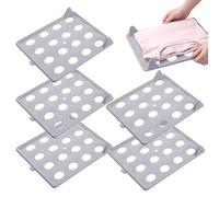 Closet Storage Boards, 5 Piece Shelf Dividers, 12 Inches Organizer Board with Lightweight Material, Bedroom Storage Divider Set, Closet Organizer with Easy Install Design, Shelf Dividers for Wardrobe