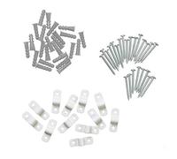 ClosetMaid 7561 Estante Clips para hormigón instalación, 12 Unidades