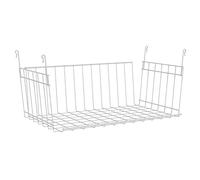 ClosetMaid Cesta Colgante de Alambre para Almacenamiento, organización en Armario o despensa, sin Montaje ni instalación, Duradera, 10.6 Pulgadas de Profundidad x 18.4 Pulgadas de Ancho x 8 Pulgadas