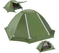 Clostnature Tienda de Campaña 4 Estaciones para 1/2 Personas, Impermeable | Dos Puertas, Faldón de nieve, Costuras Selladas, Montaje Sencillo, Tamaño Compacto y Bolsa de Transporte para Senderismo