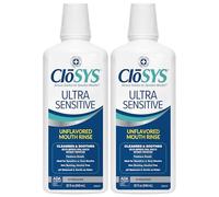 Closys Enjuague bucal, sin alcohol, 32 onzas (paquete de 2)
