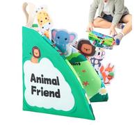 Cloth Book Sensory Toy, Machine Washable Learning Book, Fine Motor Skills Activity Books, Quiet Travel Toy for Car Airplane Classroom Vacation Parent Child Bonding Birthday New Year Gift Use